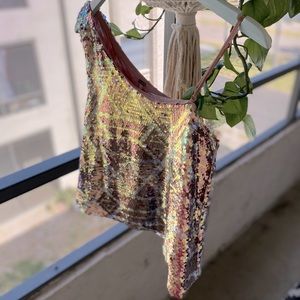 Sparkly free people top ✨